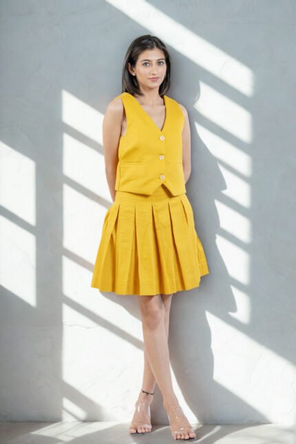 Yellow Mustard Waist coat